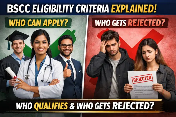 BSCC eligibility criteria explained showing who can apply and who gets rejected