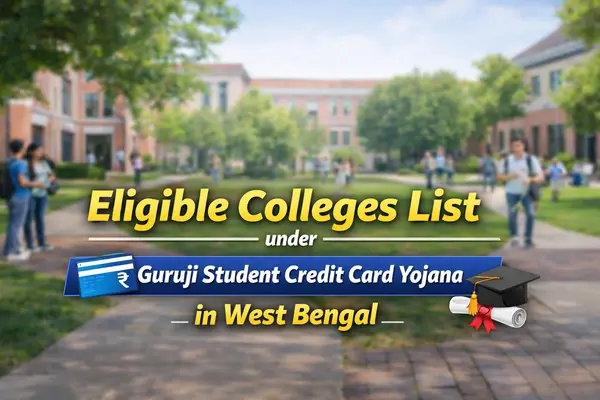 Eligible Colleges List under Guruji Student Credit Card Yojana in West Bengal